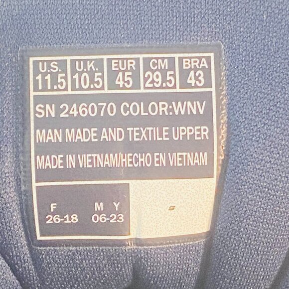 Skechers Go Train Arch Fit Viper Court-Pickleball (White/Navy) Tennis for Mens - Picture 16 of 17